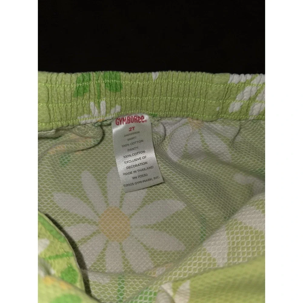 Gymboree vintage daisy chain floral skort with diaper cover 2t